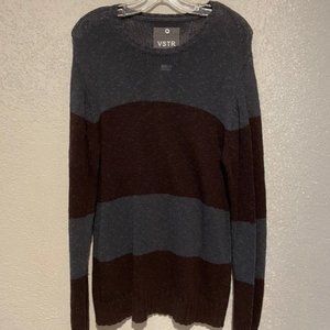 VSTR colorblock knit sweater